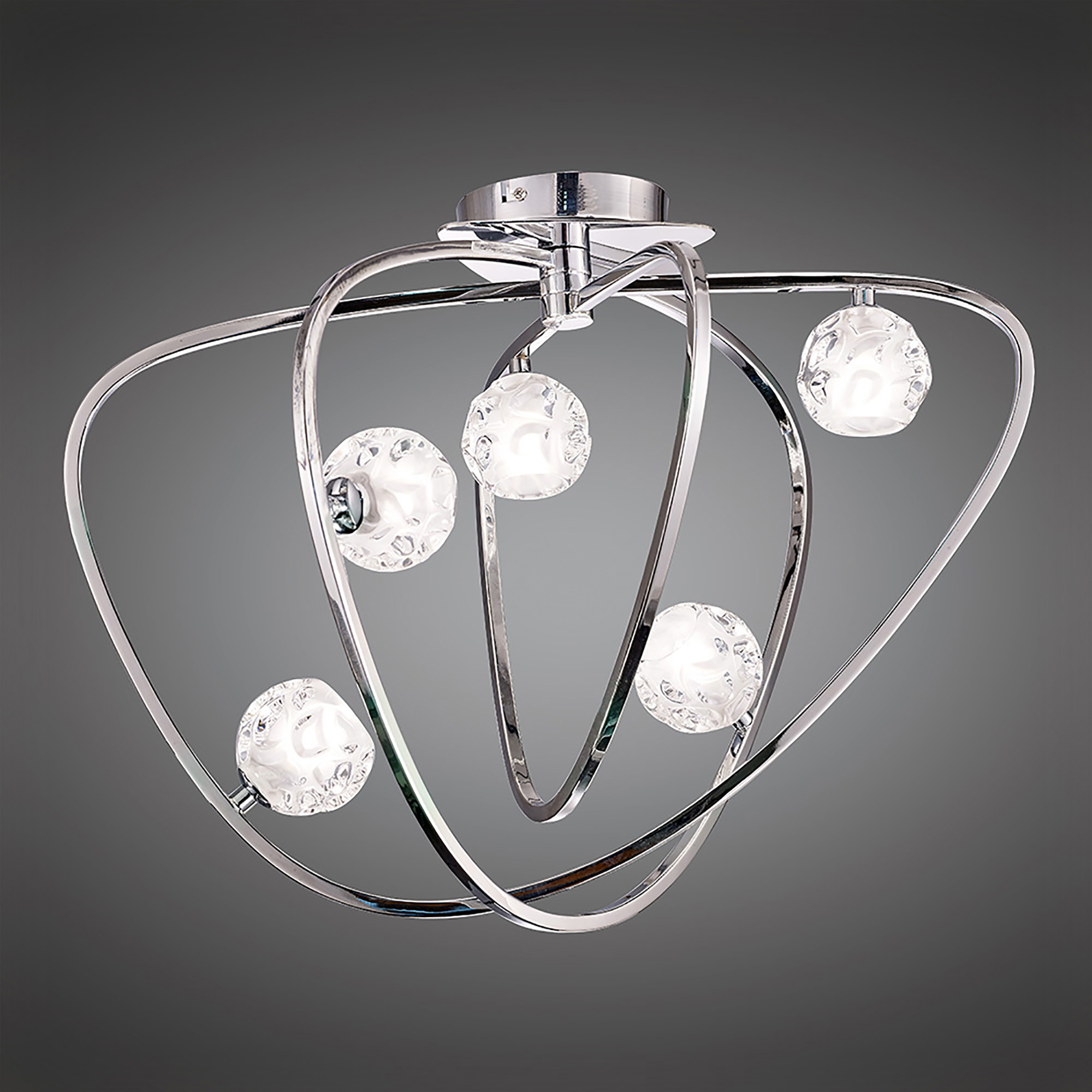 Lux Ceiling Lights Mantra Semi Flush Fittings